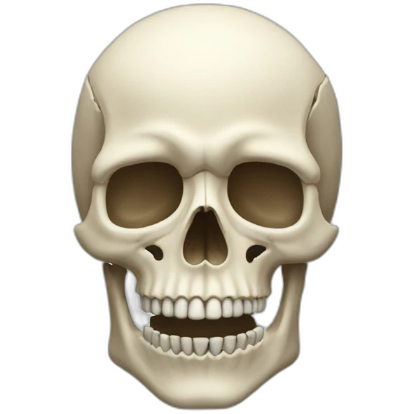 Head skeleton emoji