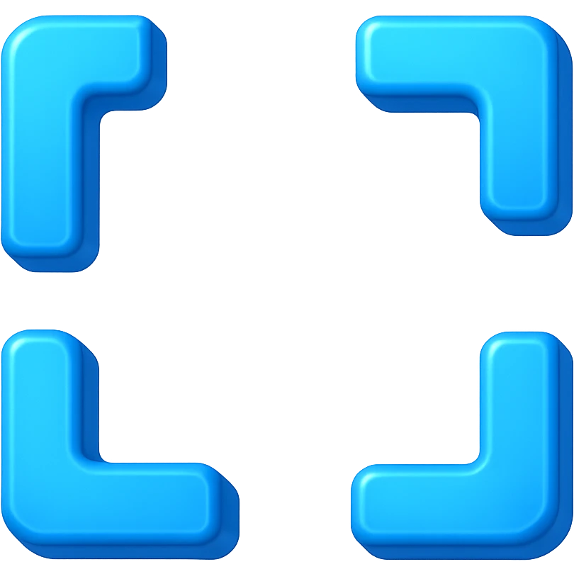 Des coins bleus 3D dans un style gamifié emoji