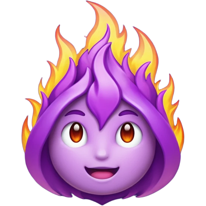 purple fire emoji