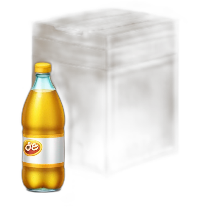 Caja de refresco con cañita  emoji