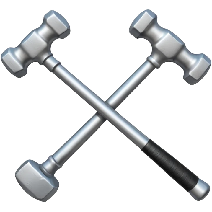 croisement de 2 marteaux emoji