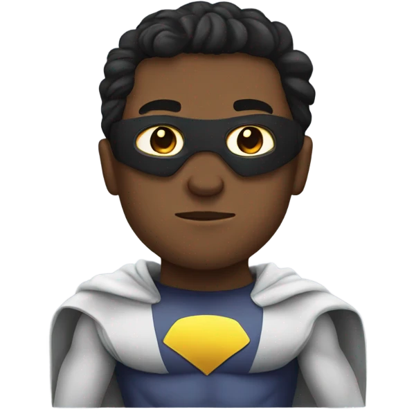 Superhero emoji
