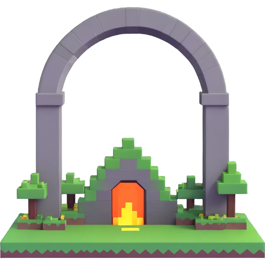 Minecraft End portal emoji