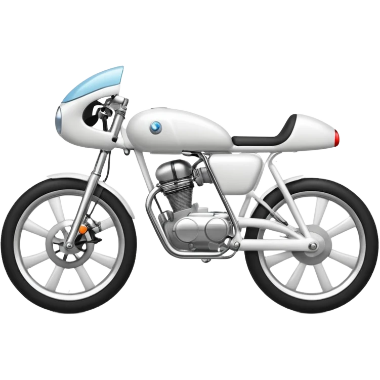 white Bike  emoji