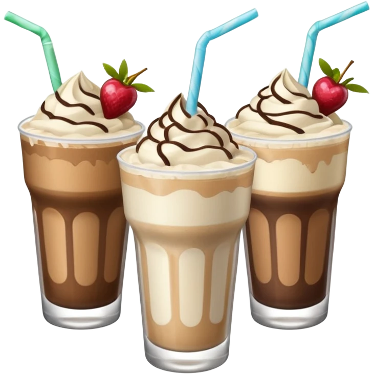 Someone chugging 4 frozen Mudslide drinks at once emoji