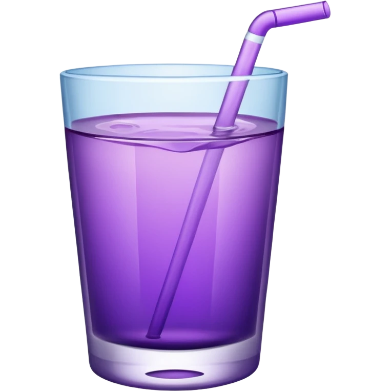 glass of purple water emoji