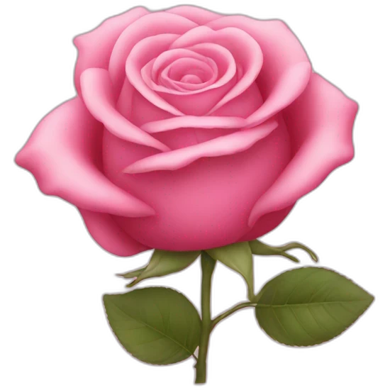 Rose pink emoji