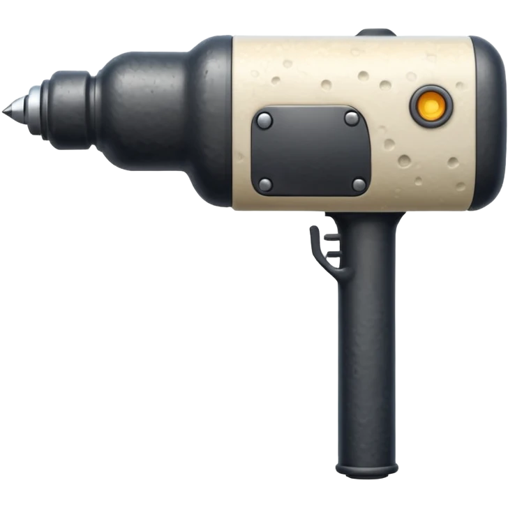 furadeira em um osso emoji