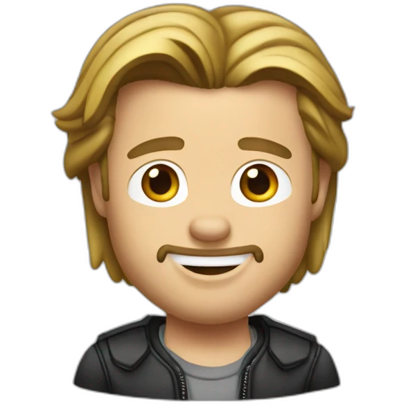 brad pitt mickey o’neil emoji