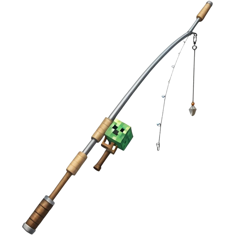 Minecraft fishing rod emoji