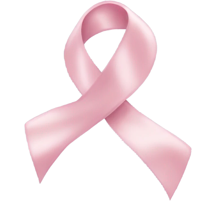 Soft pink ribbon  emoji