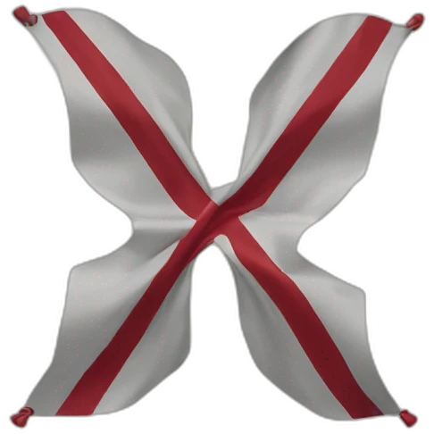 Drapeau croix emoji