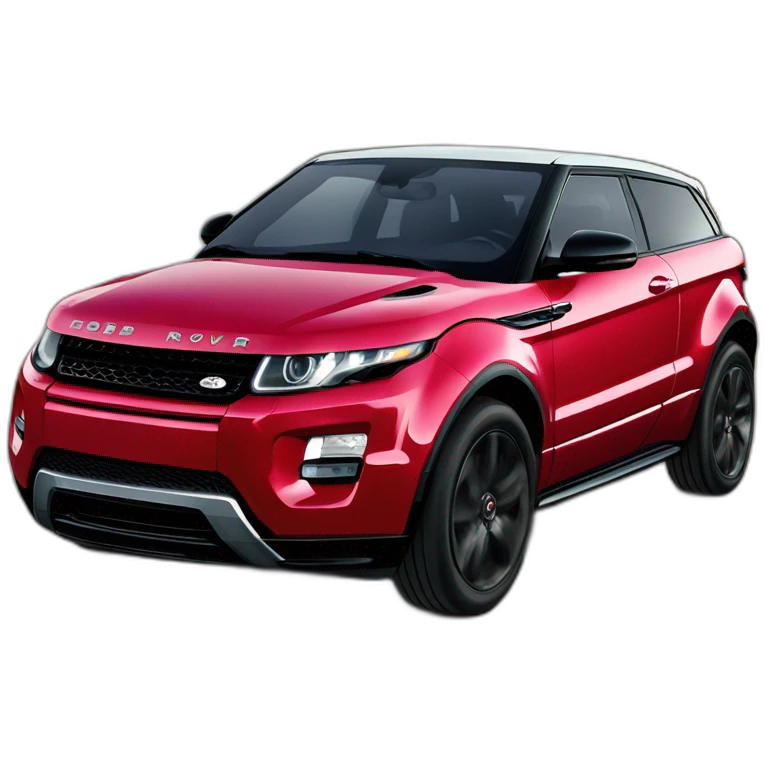 2013 red Range rover Evoque emoji