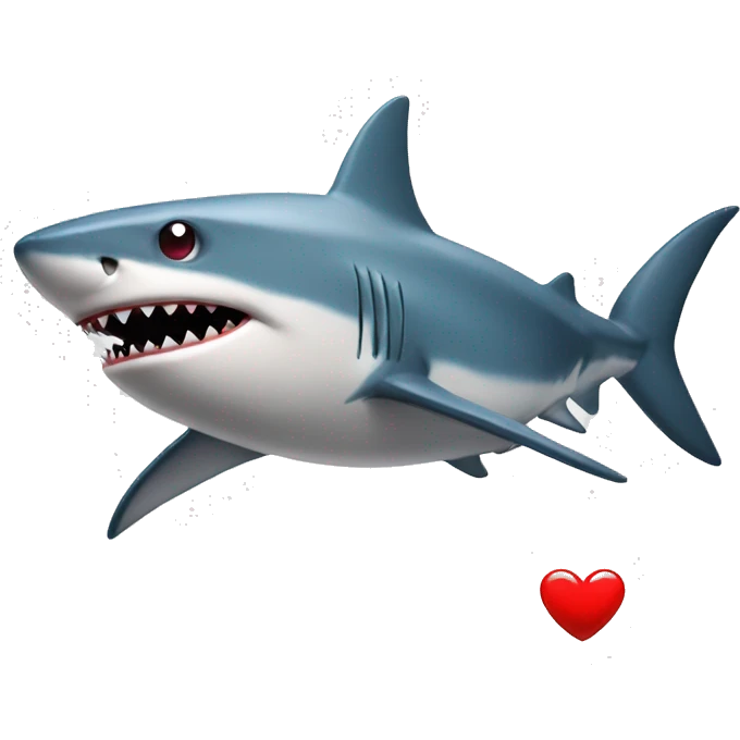 shark with heart eyes emoji