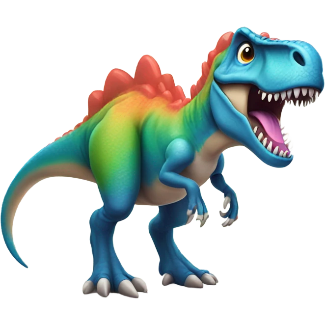 t. rex wearing a tutu emoji