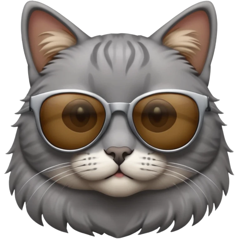 Cat wearing sunglasses emoji