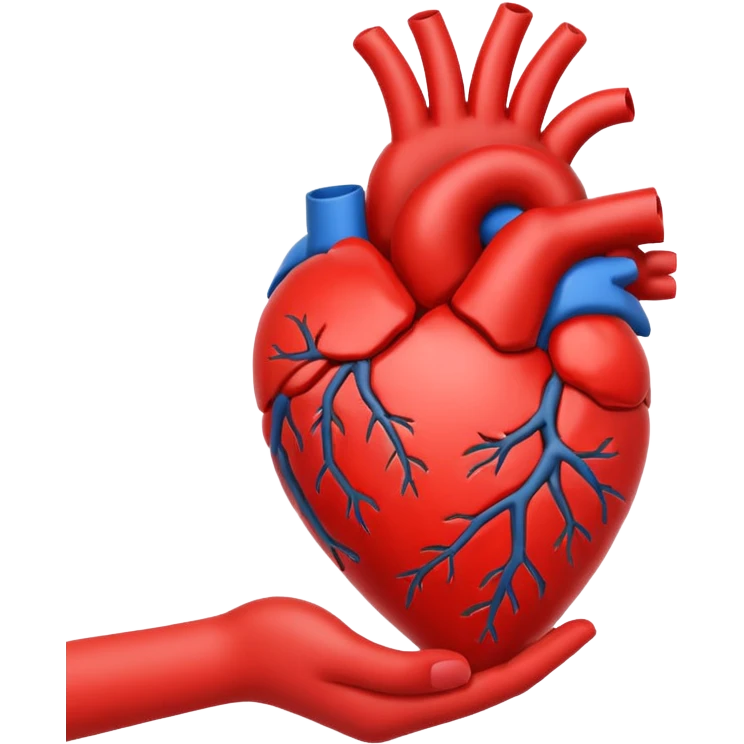 Hand making heart emoji