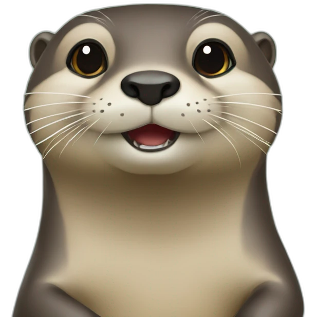 Loutre sur une tortuz emoji