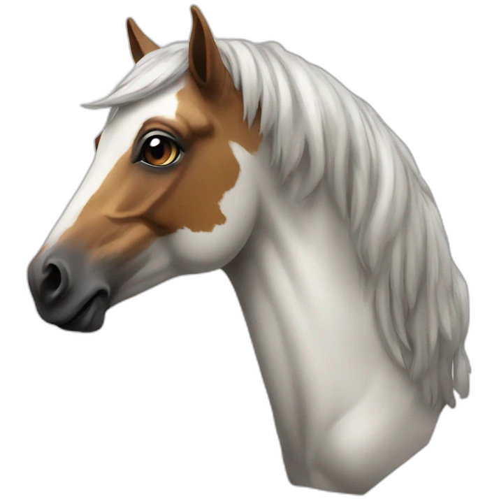 photorealistic space horse emoji