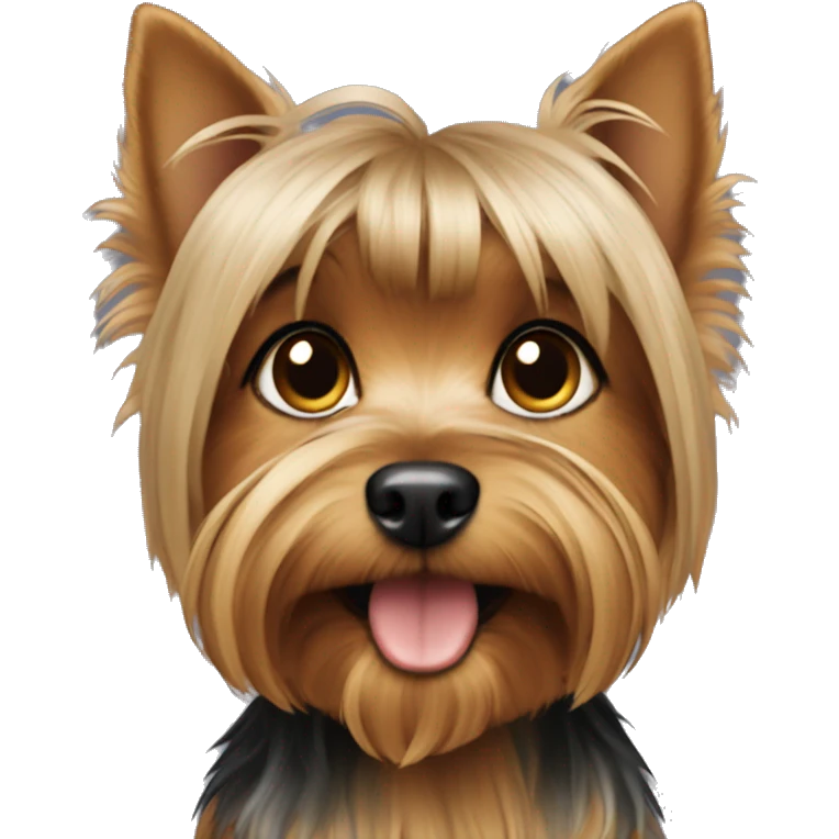 yorkshire terrier girl emoji