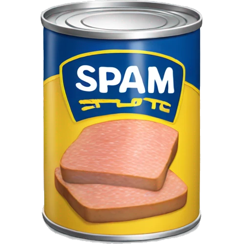 Can of spam emoji
