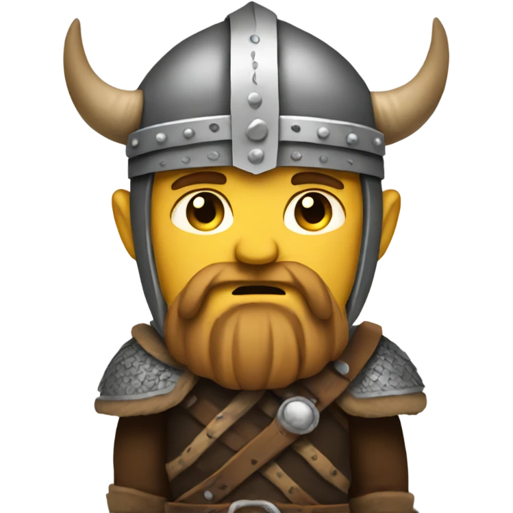Sad viking emoji