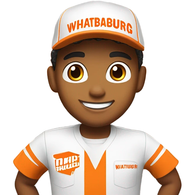 Lightskin boy that work at whataburger emoji
