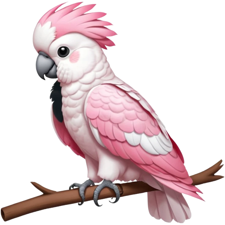 Rose breasted cuckatoo emoji