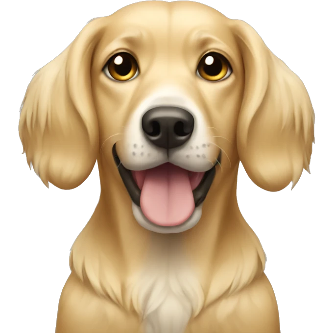 blonde dog  emoji