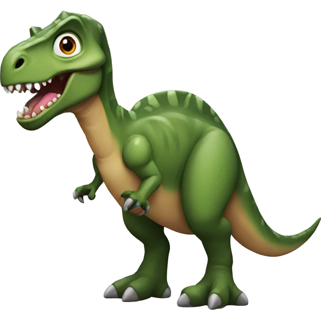 Dramatic dinosaur emoji