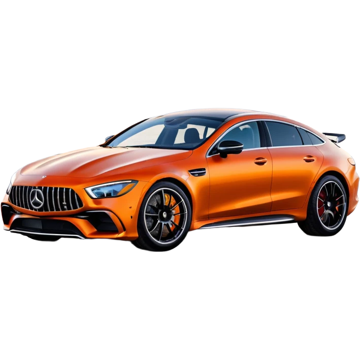 Mercedes amg gt 63 orange colour emoji
