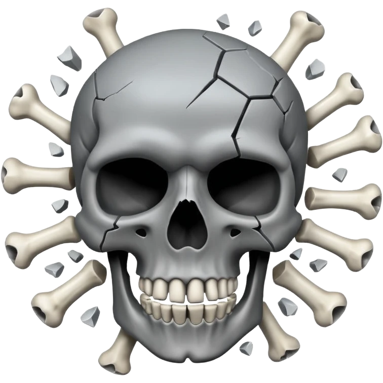 Exploding skull emoji