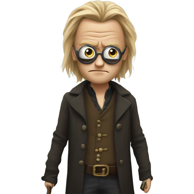 Mad-Eye Moody with a left glass eye emoji