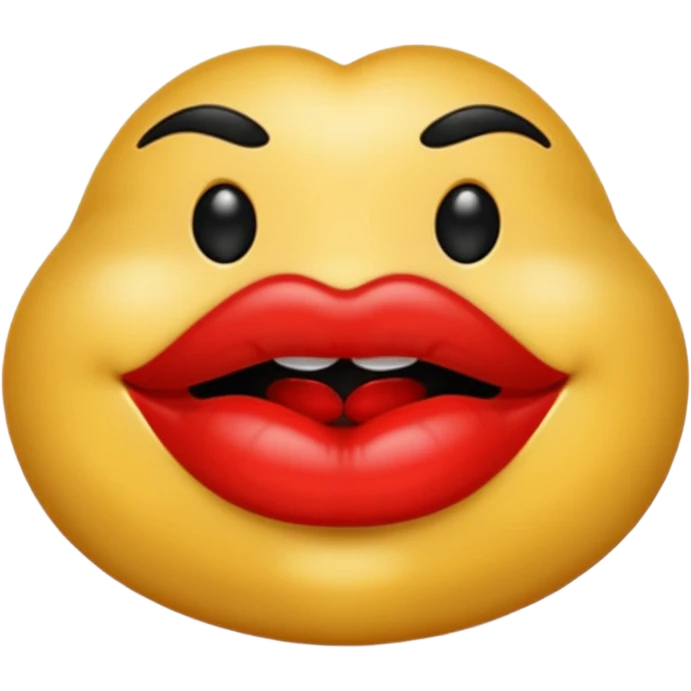 Black kiss emoji emoji