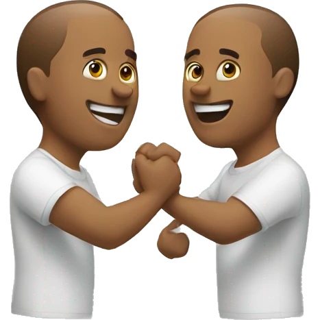 You and me gesture  emoji