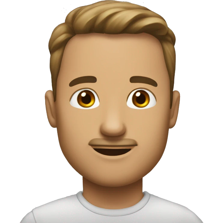 коричневый пудель в новогоднем колпаке emoji