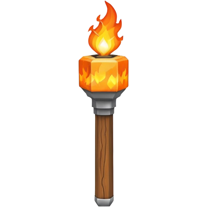 Minecraft torch emoji