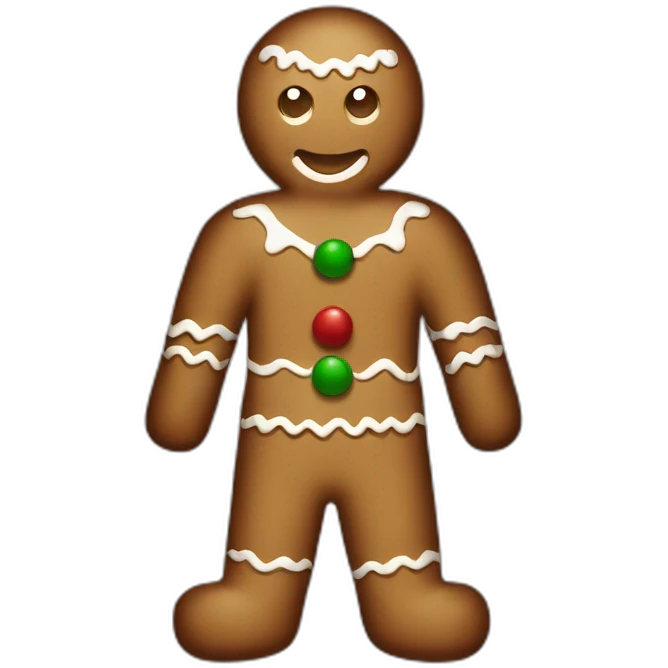 christmas-gingerbread-man-full body emoji