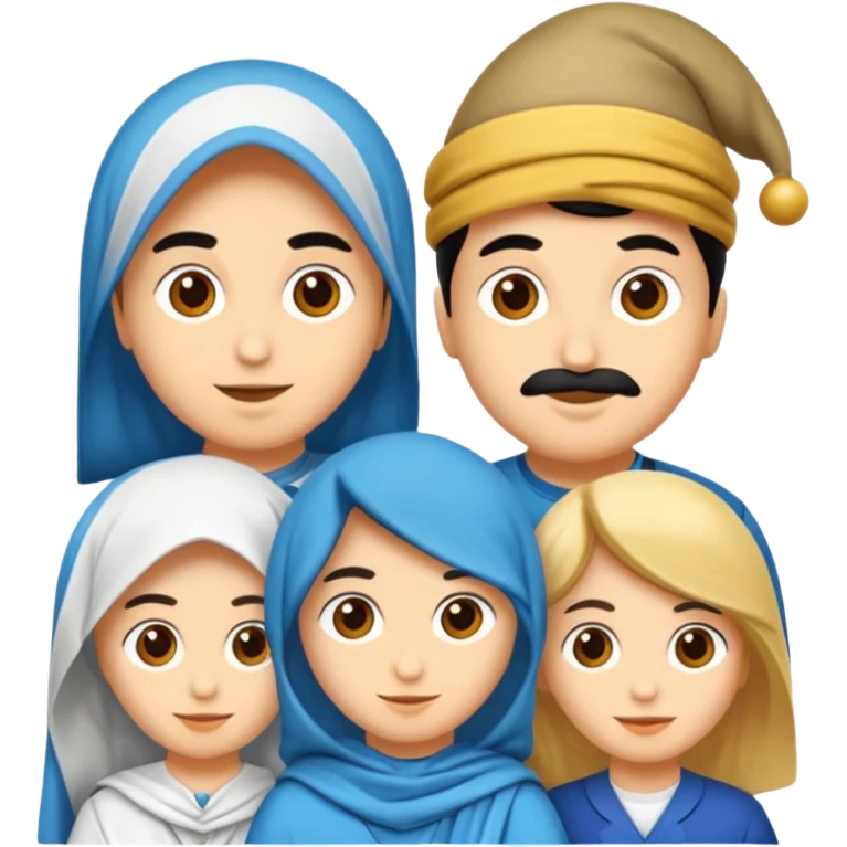 Mavi renkte bir bayrak yap emoji