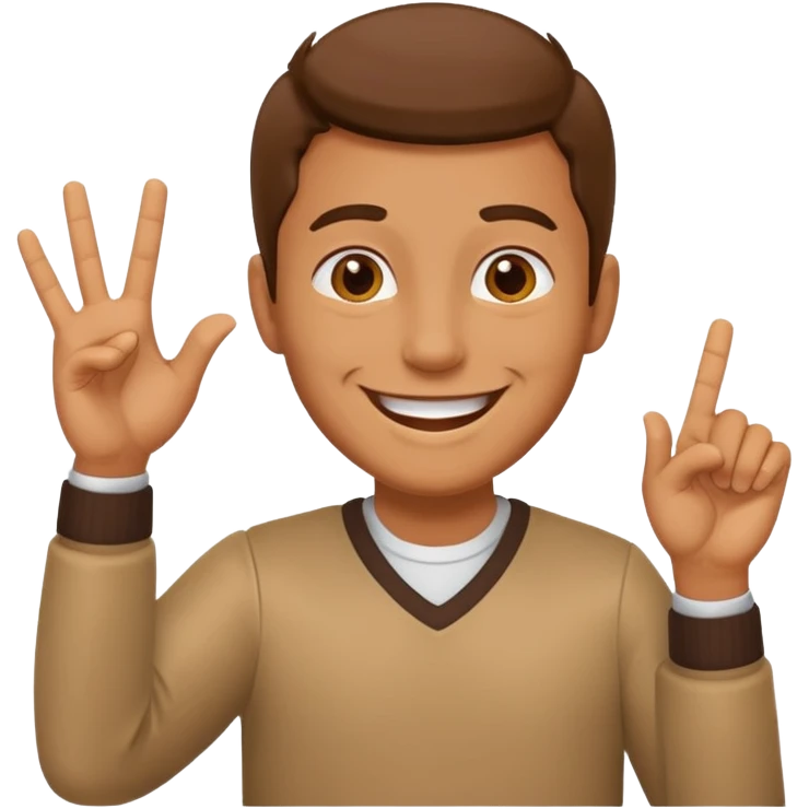 Mano asiendo seña de s emoji