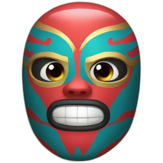 mexican wrestler emoji