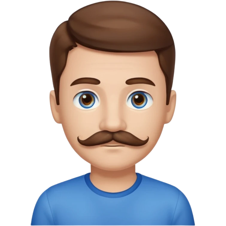 mustache boy,Big mustache. emoji