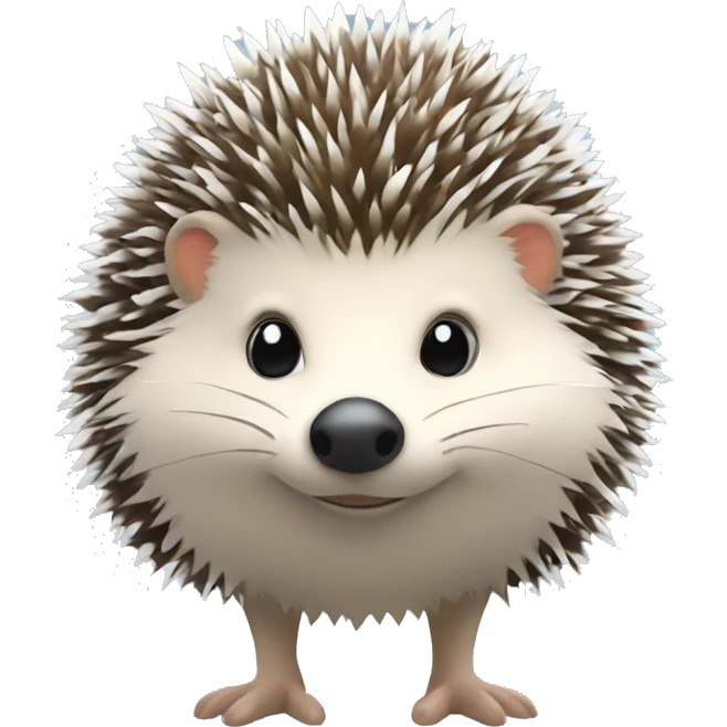 Hedgehog in the snow  emoji