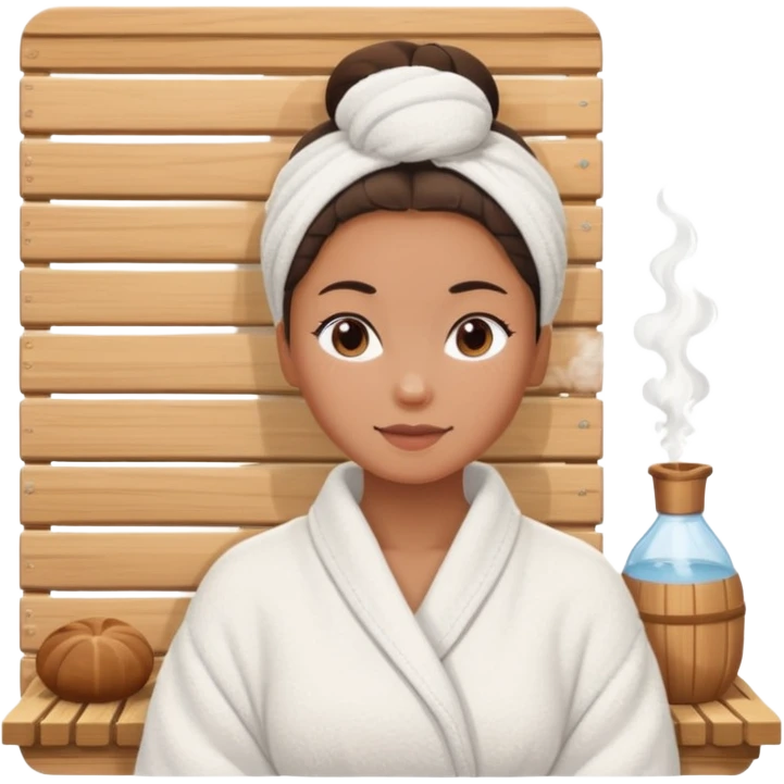 Ma and Woman in sauns emoji