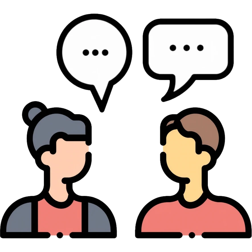 business person talking with client emoji