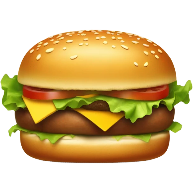 happy burger  emoji
