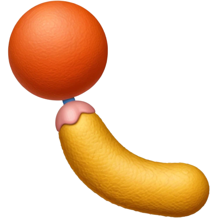 A penis with balls emoji