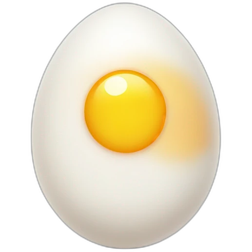Sunny-side-up egg with eyes emoji