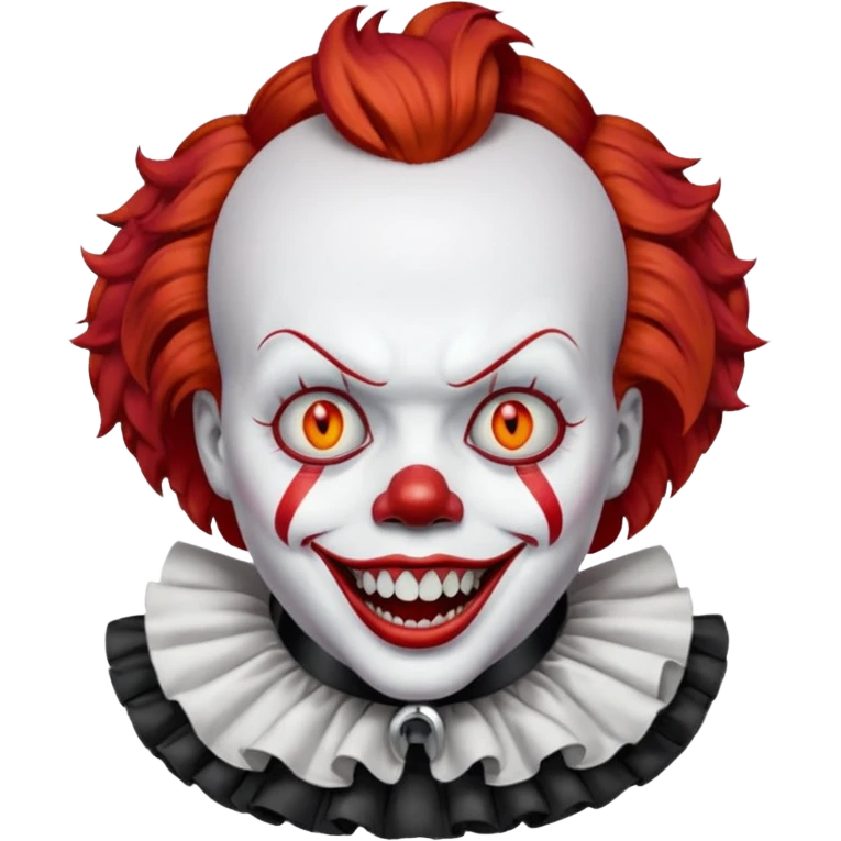 create a pennywise clown emoji