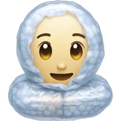 Human Body wrapped in bubble wrap emoji